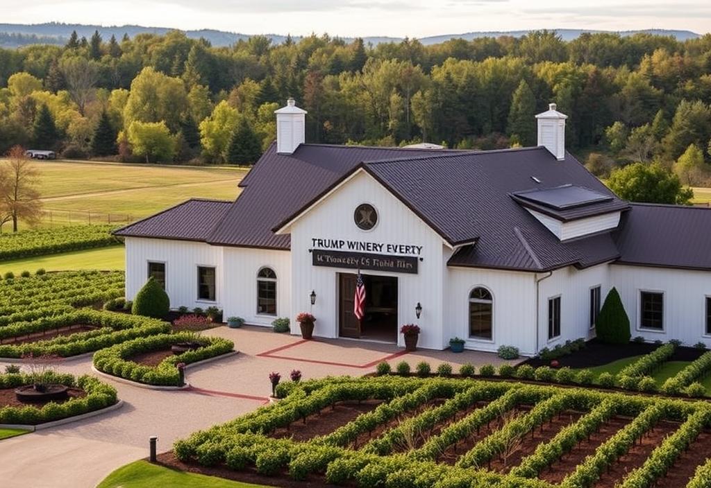 A photo of the Trump Winery in Virginia