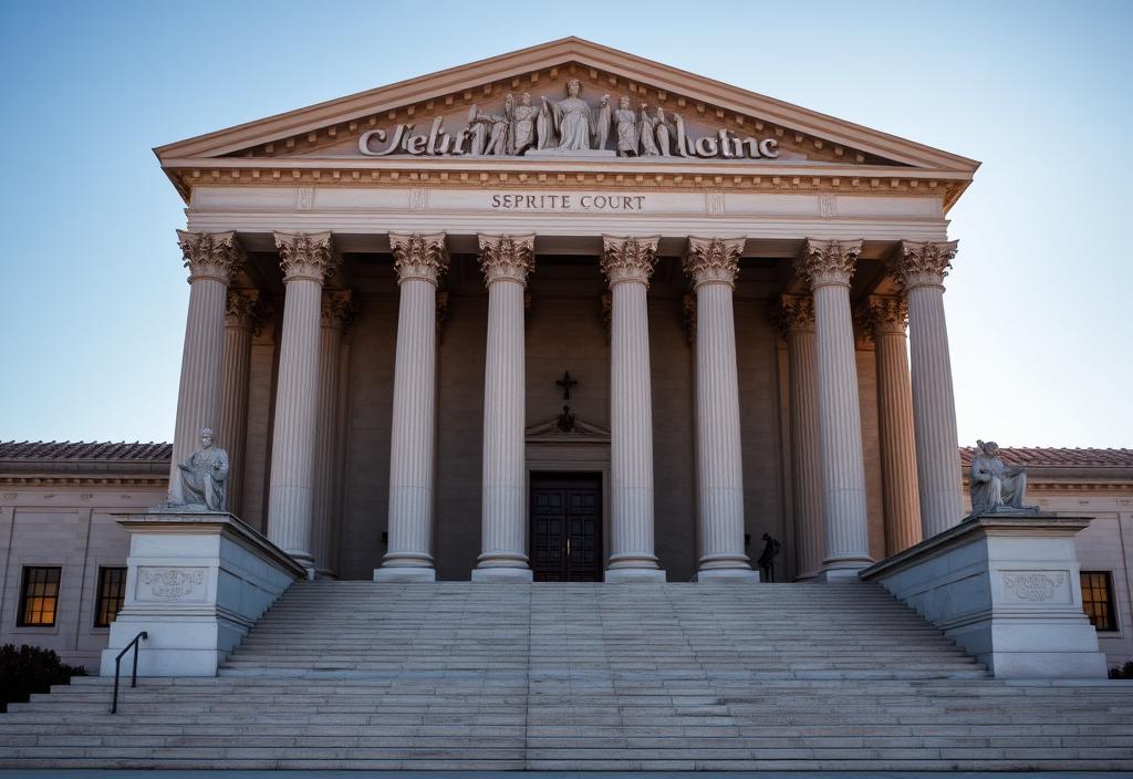 A photo of the California Supreme Court building