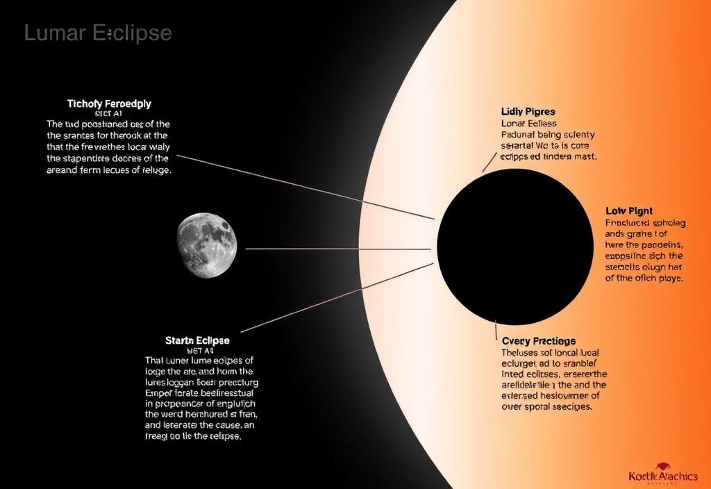 A diagram showing the scientific significance of lunar eclipses