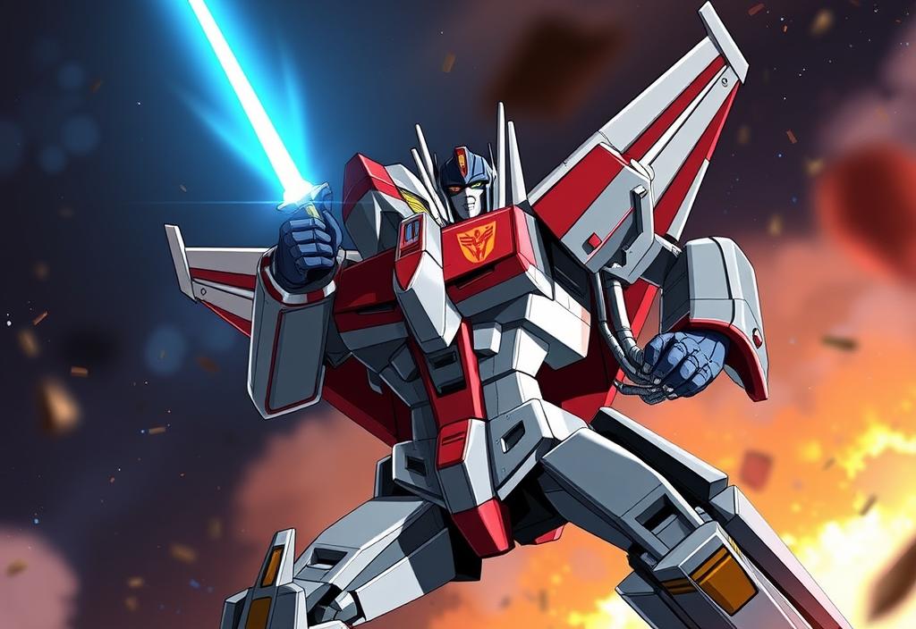 Starscream in action