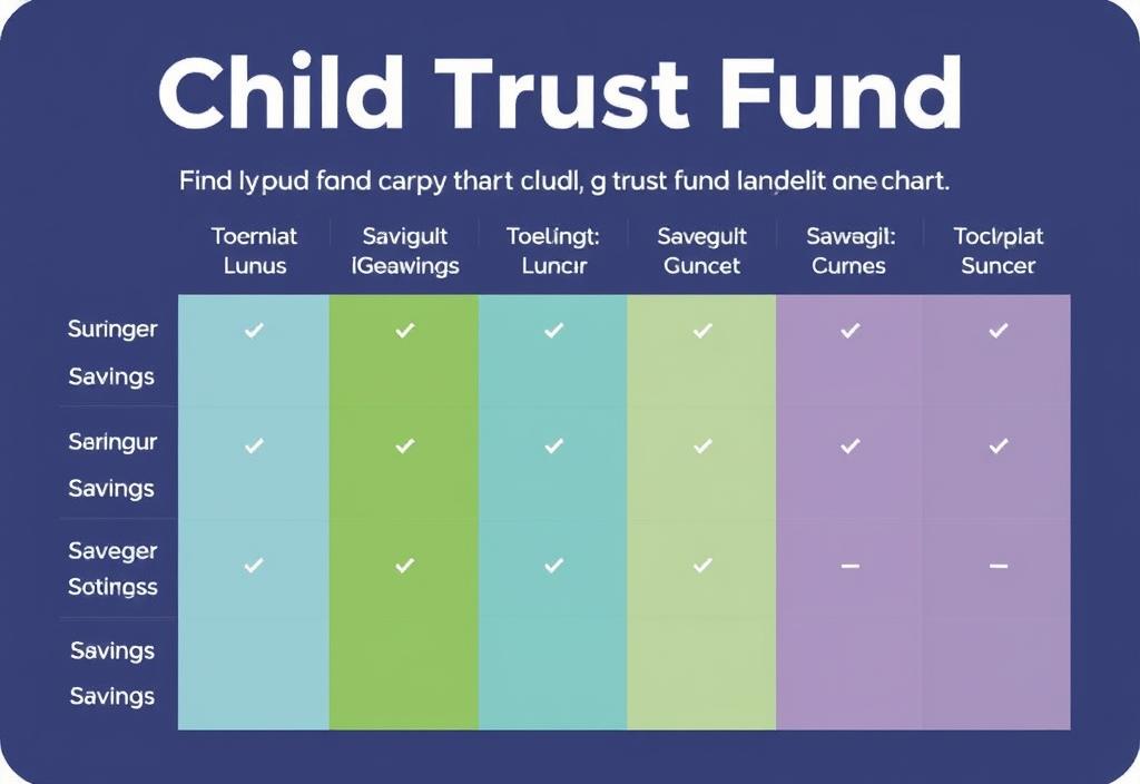 A child trust fund savings chart