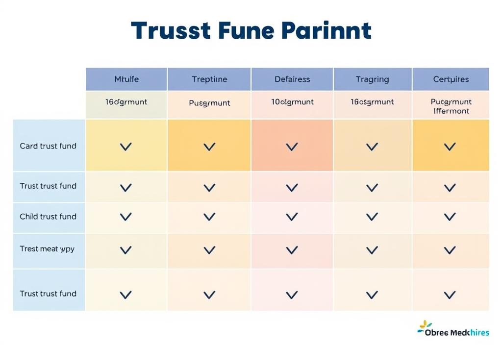 A child trust fund comparison chart