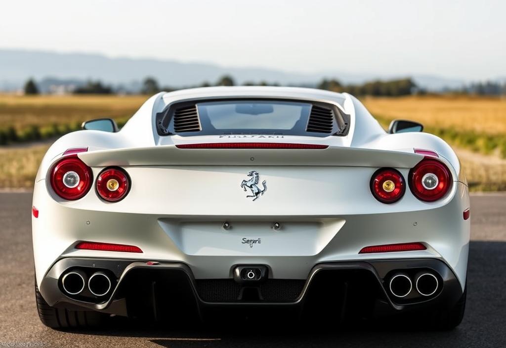 Ferrari Pininfarina Sergio from the Rear