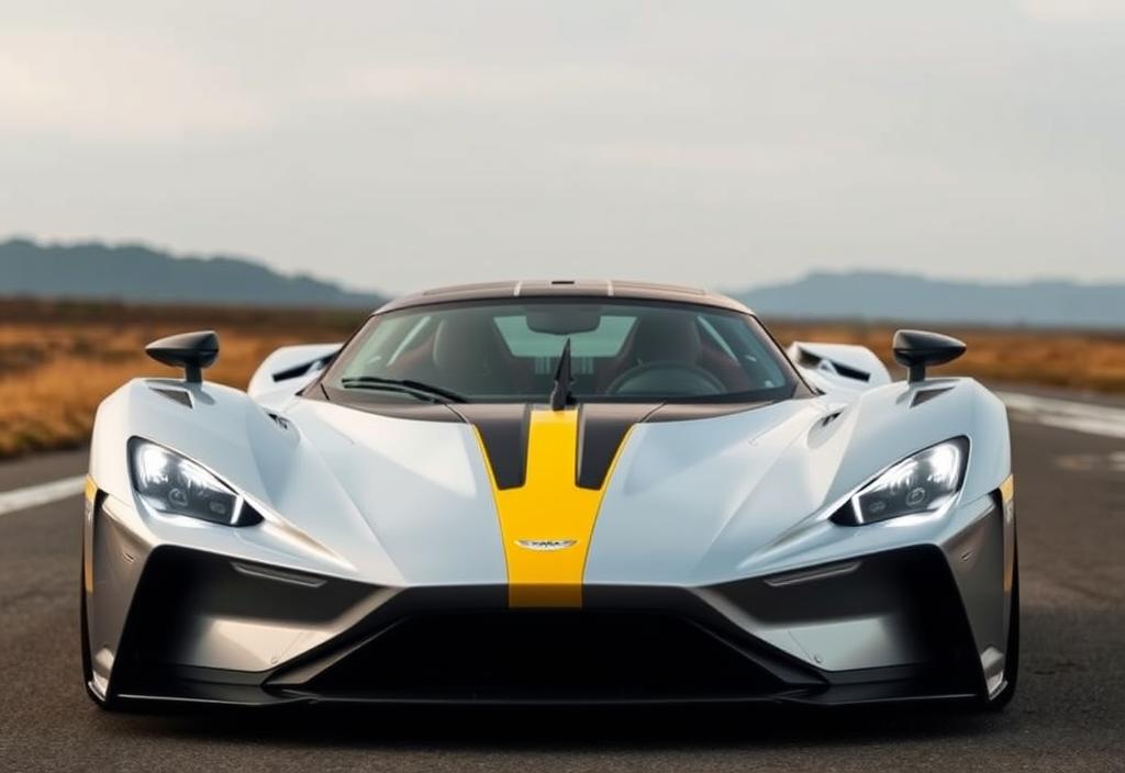 Aston Martin Valkyrie from the Front