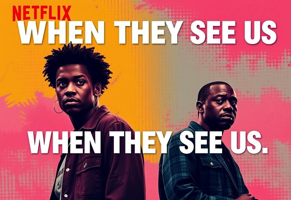 When They See Us Netflix miniseries poster