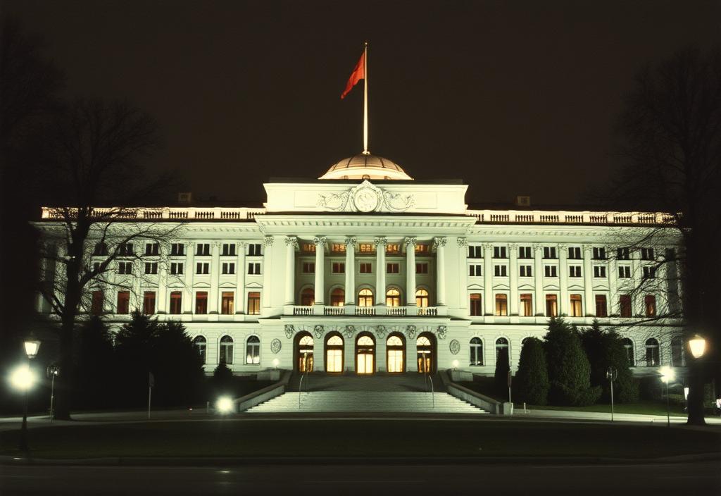 A photo of Leningrad State University in the 1970s