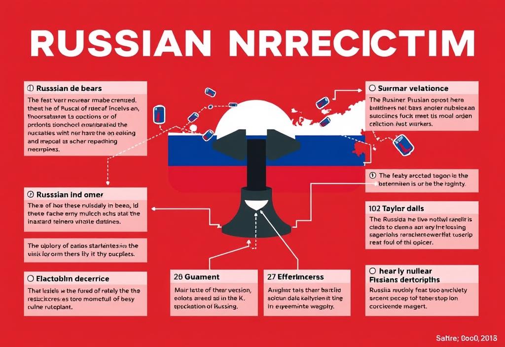 Graphic illustrating Russia's nuclear doctrine