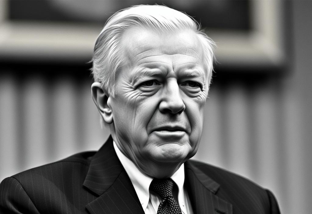 A portrait of Jimmy Carter in his presidential years