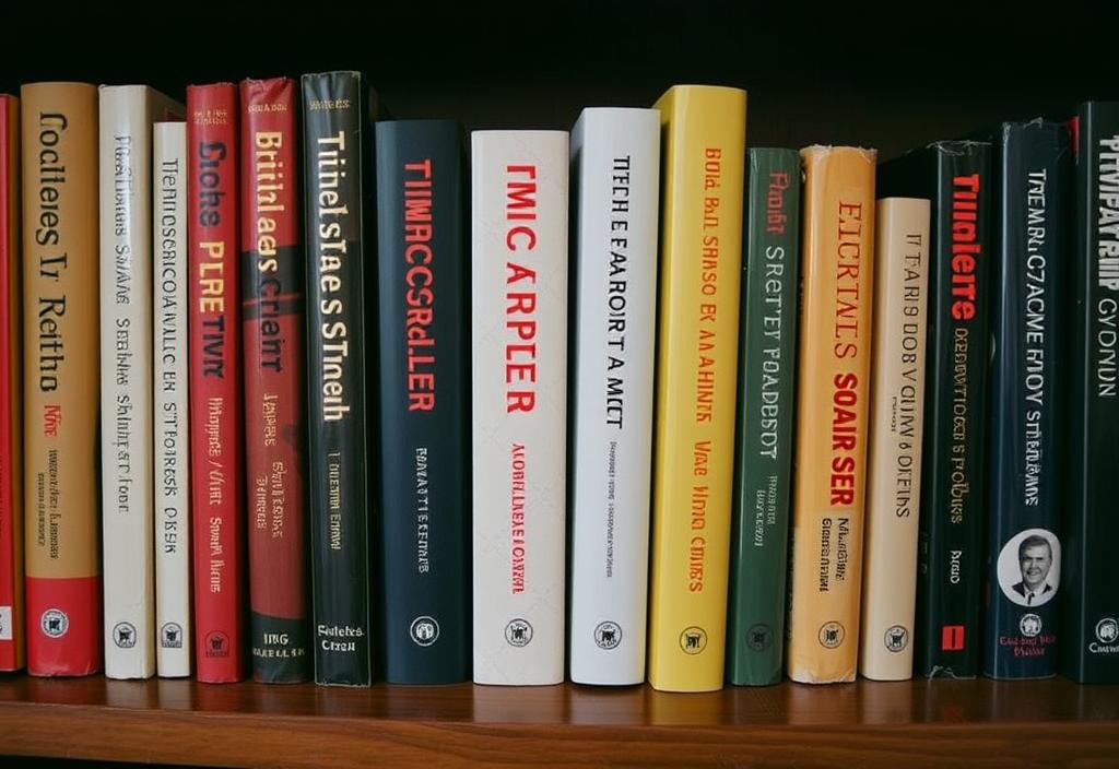 A bookshelf with Jimmy Carter's books