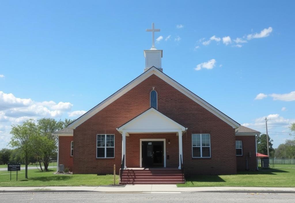 A photo of the Plains Baptist Church