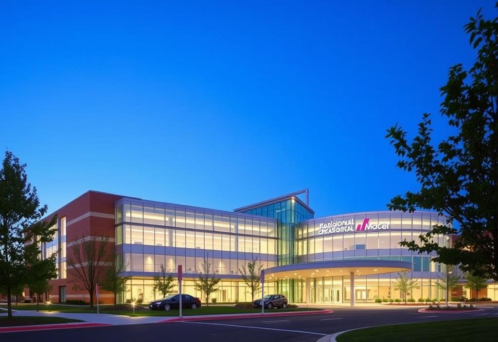 Ogden Regional Medical Center building with a modern design