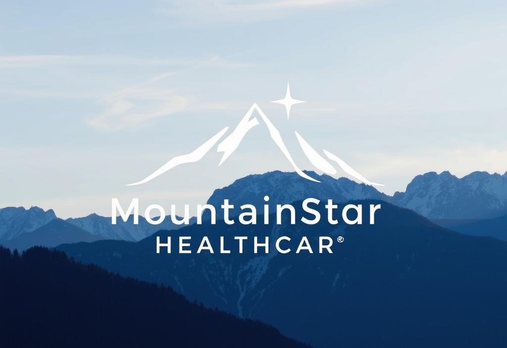 MountainStar Healthcare logo with a mountainous background