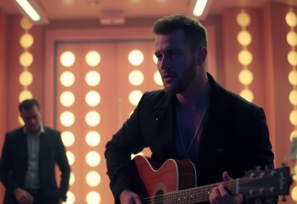 A screenshot of Shayne Ward's music video for 'No U Hang Up'