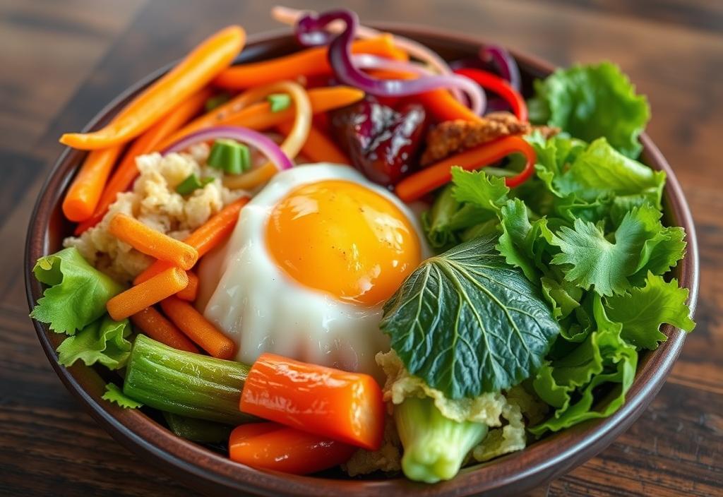 A photo of a Hungryroot meal with a variety of colorful vegetables