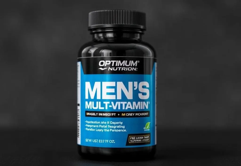 A bottle of Optimum Nutrition Men's Multivitamin