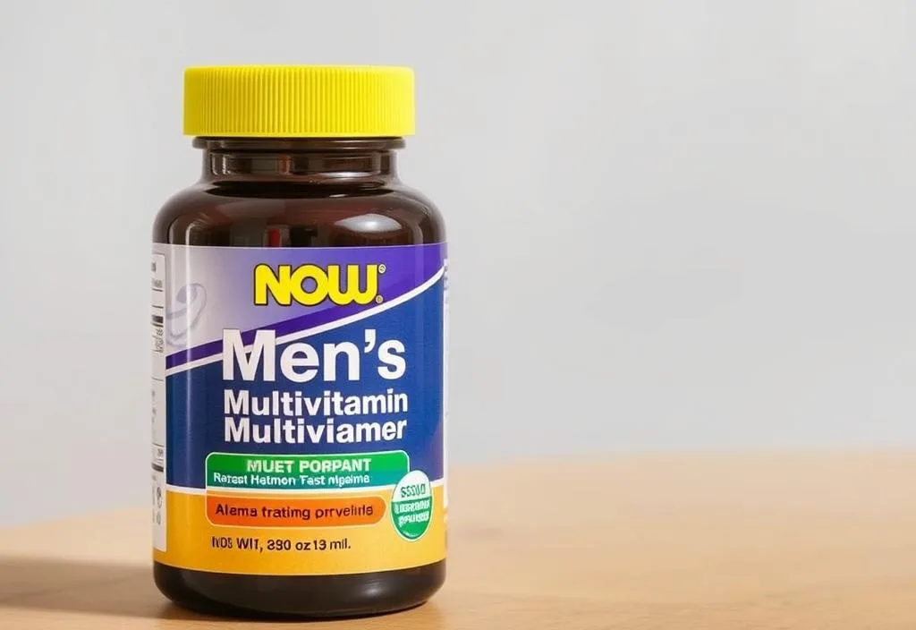 A bottle of NOW Foods Men's Multivitamin