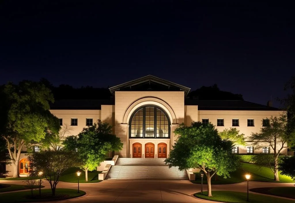 Caltech campus with the Beckman Auditorium