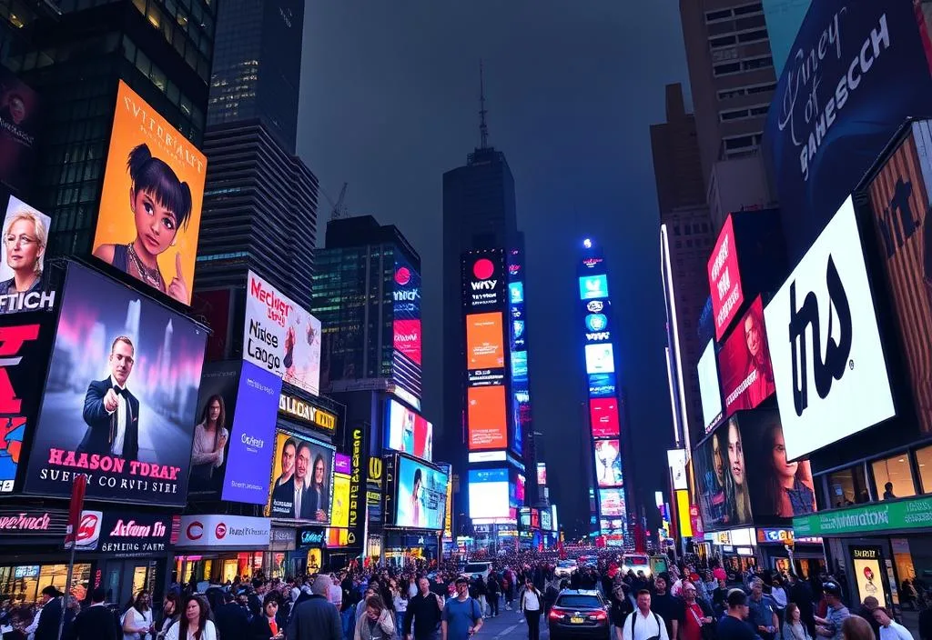 Times Square at night