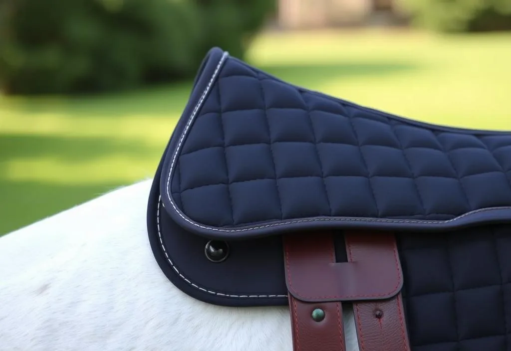 A close-up of the Dover Saddle Pad