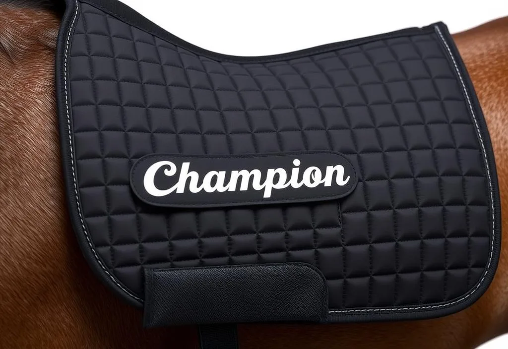 A close-up of the Champion Pro Saddle Pad