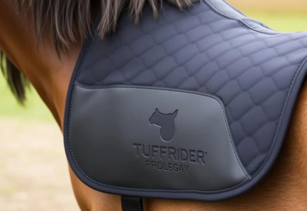 A close-up of the TuffRider Pro Saddle Pad