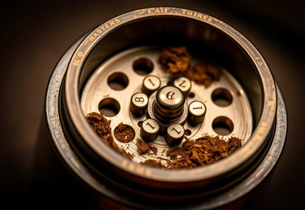 A close-up of the Skater Tobacco Grinder