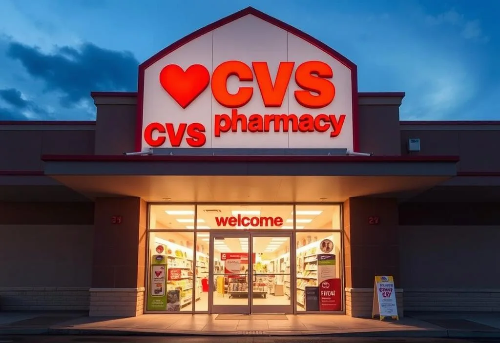 A CVS Pharmacy store with a bright sign and welcoming entrance