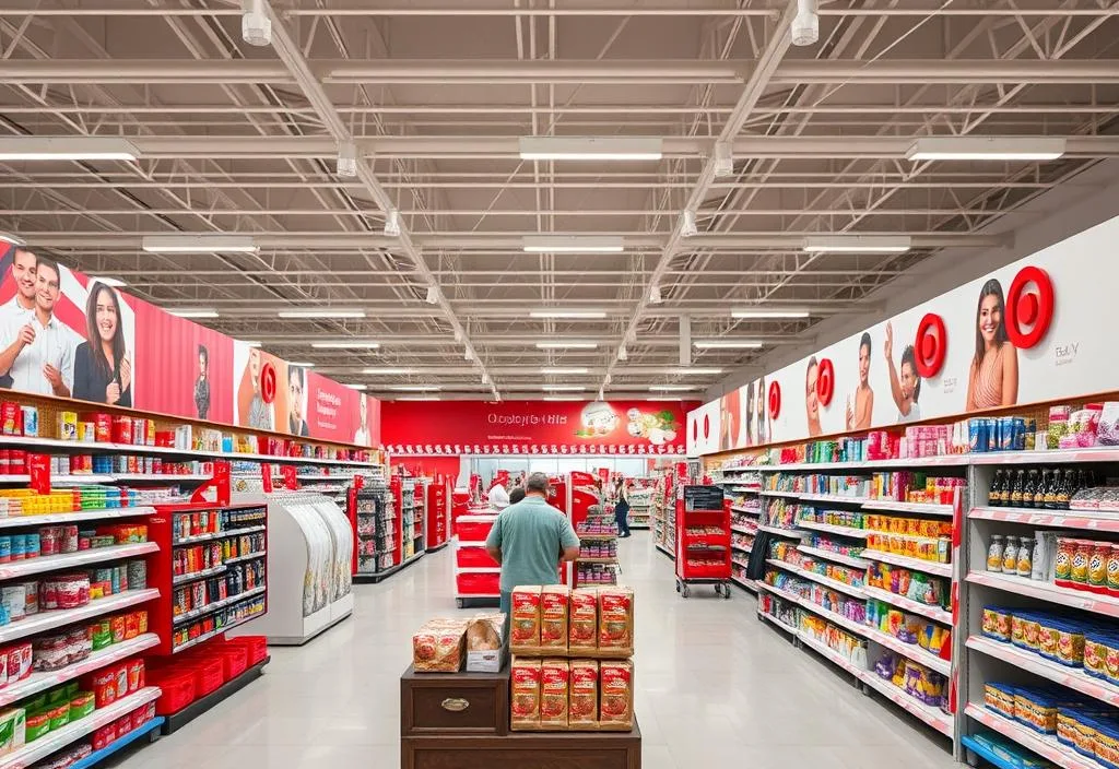 A Target store with a modern design and a wide selection of products