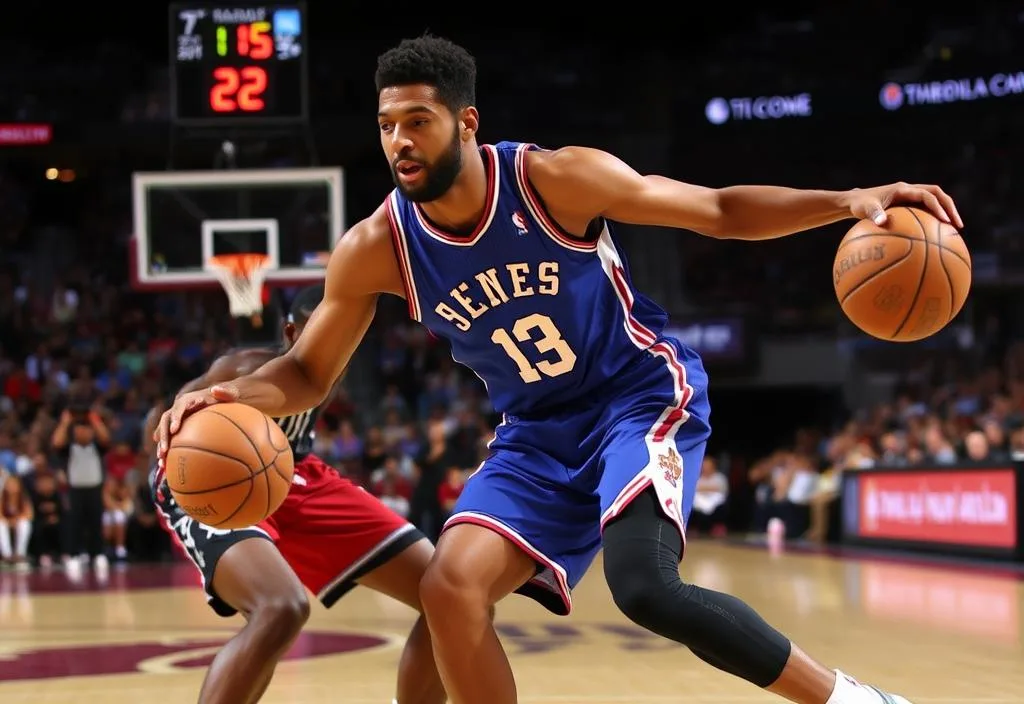 Rudy Gay defending against an opponent