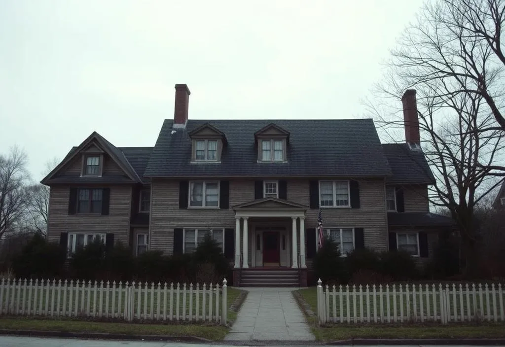 The haunted Amityville house