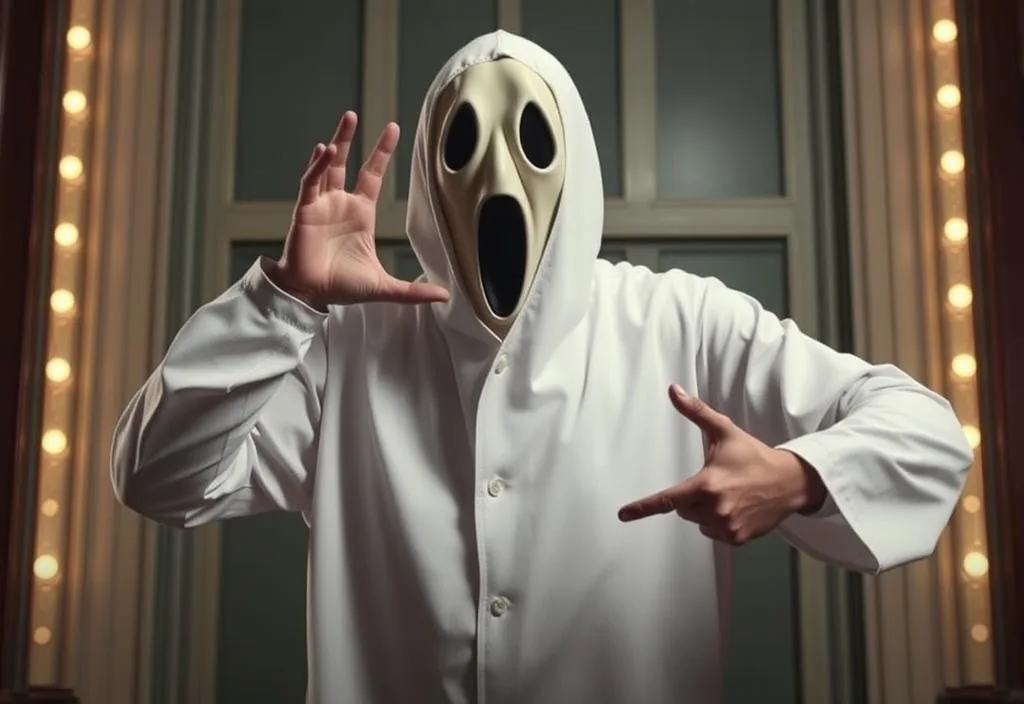 Ghostface (Matthew Lillard) in a iconic pose