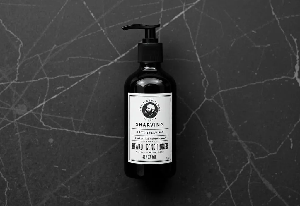 A bottle of The Art of Shaving Beard Conditioner