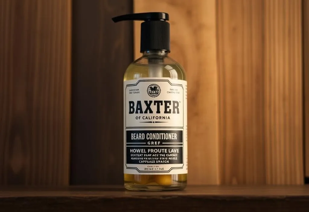 A bottle of Baxter of California Beard Conditioner