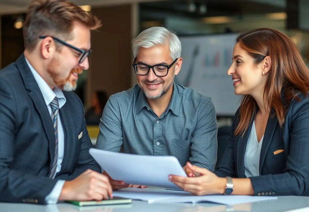 A photo of an HR generalist working with employees