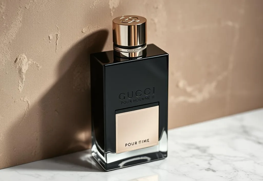 A bottle of Gucci Pour Homme II