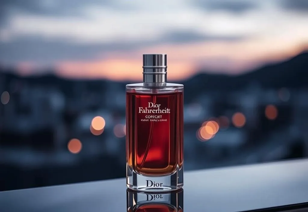 A bottle of Dior Fahrenheit