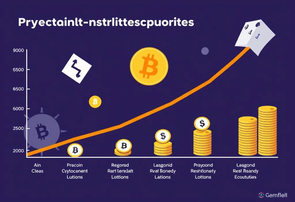 A graphic illustrating the growth of cryptocurrency-based lotteries