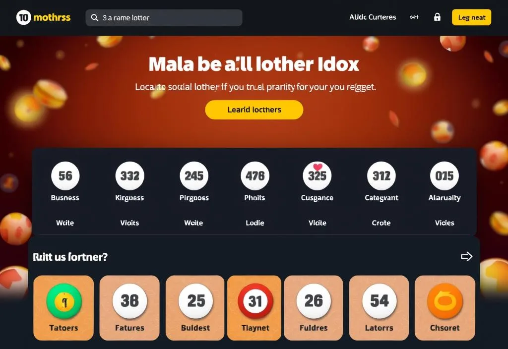 A screenshot of a popular social media lottery platform