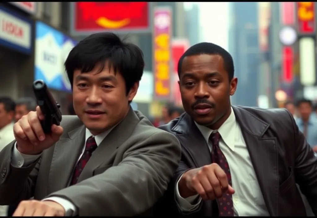 Jackie Chan and Chris Tucker in Rush Hour