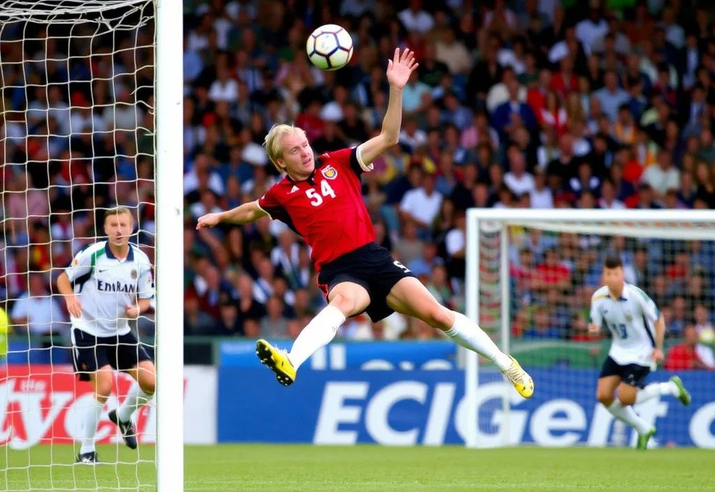 Oliver Kahn in action, 2002 World Cup