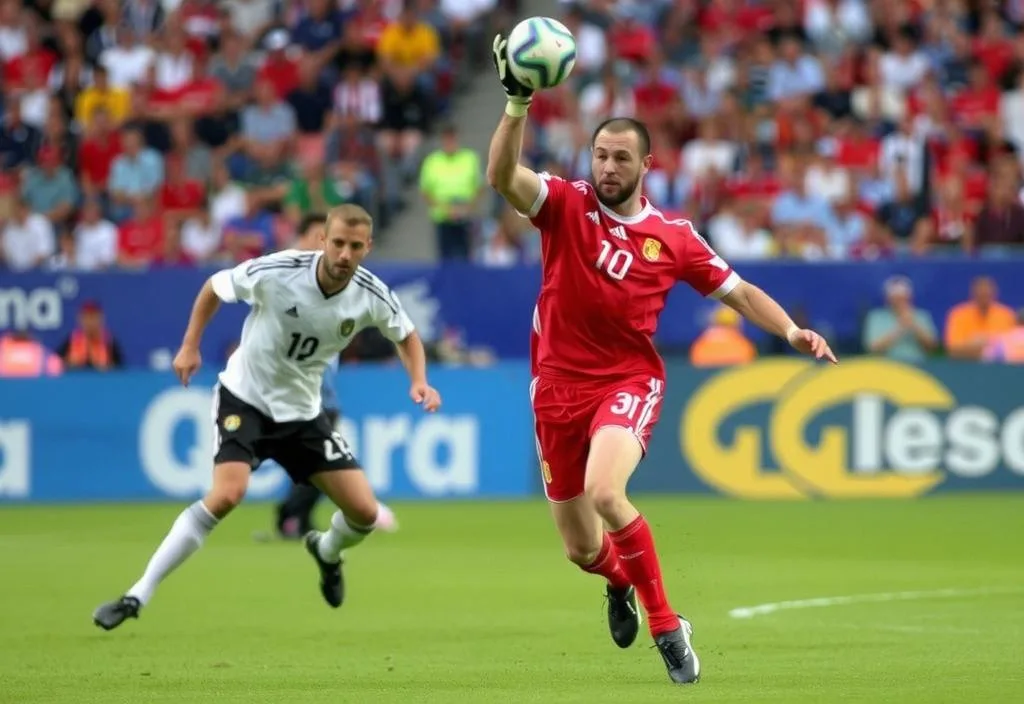 Pepe Reina in action, 2004 European Championship