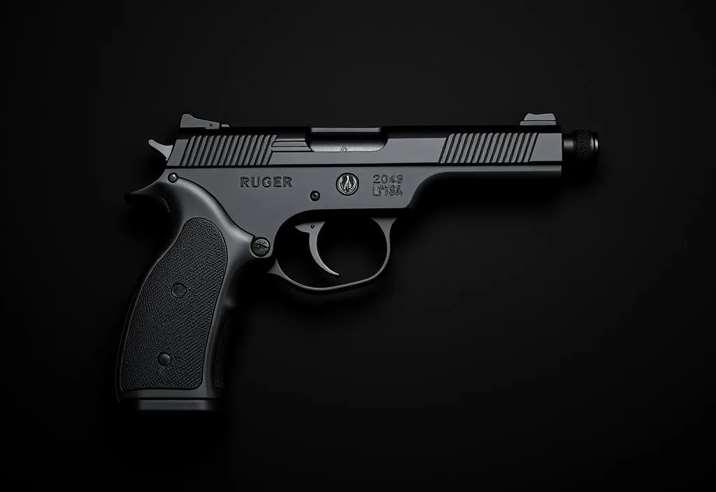 Ruger LCR on a Black Background