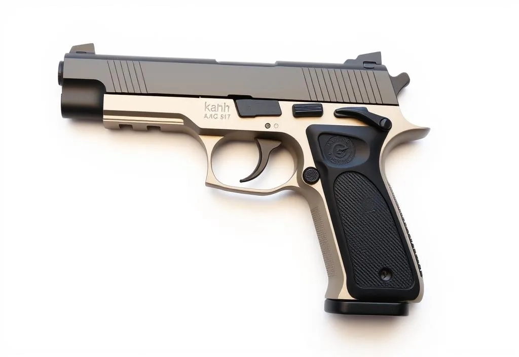 Kahr CW9 on a White Background