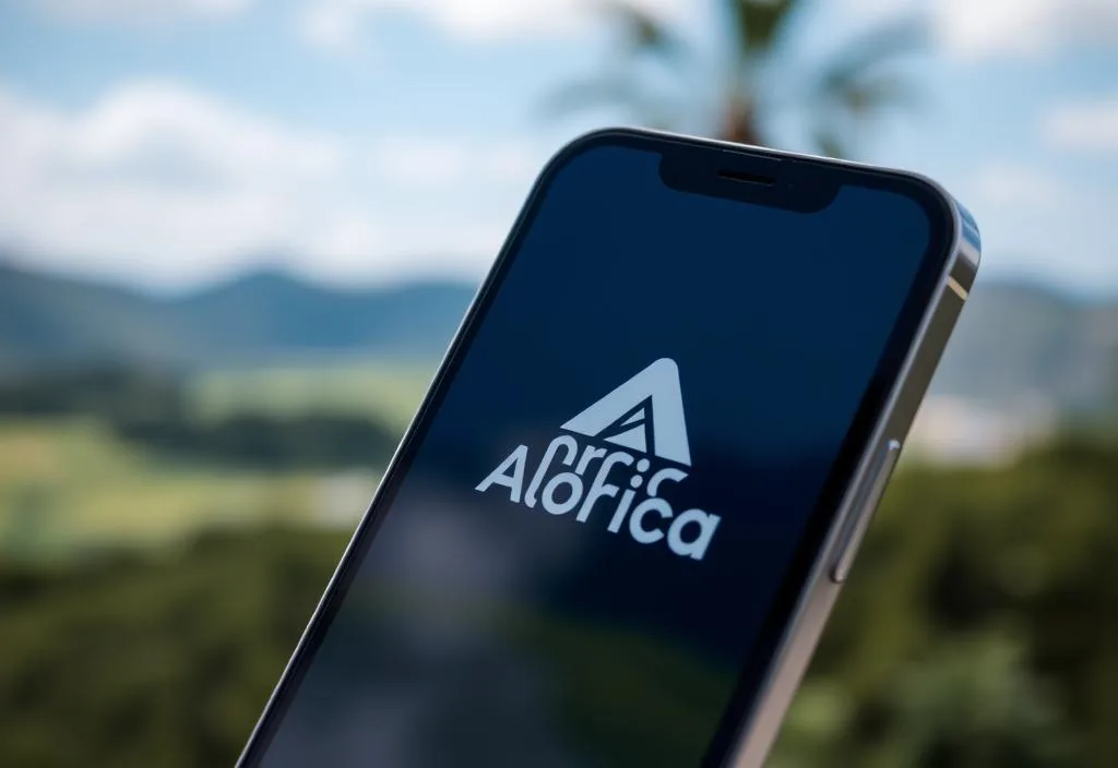 Alorica logo on a phone