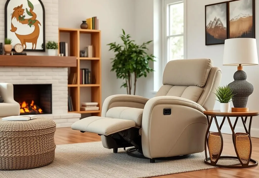 Real Relax Recliner Chair in a cozy living room