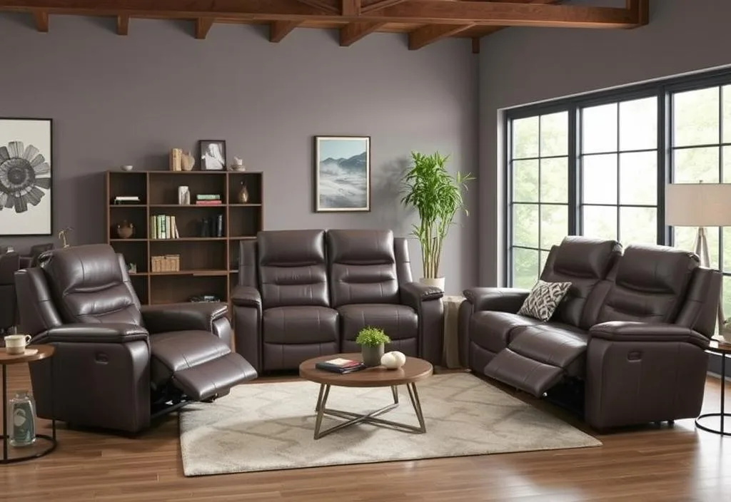 Best Choice Products Reclining Sofa in a spacious living room