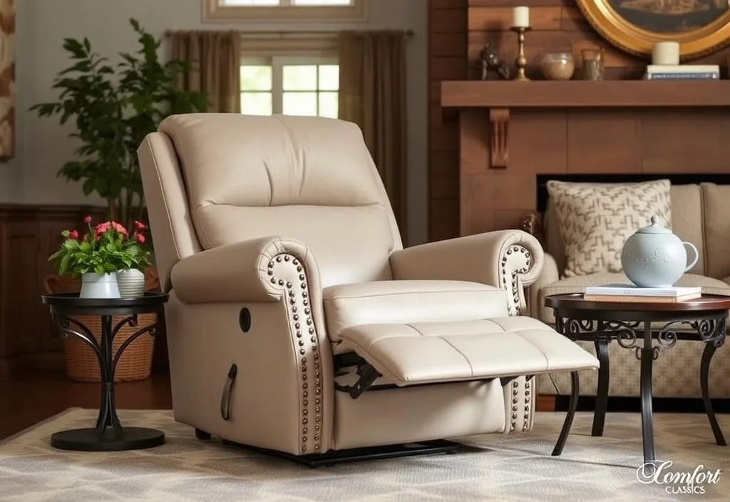 Comfort Classics Recliner in a cozy living room