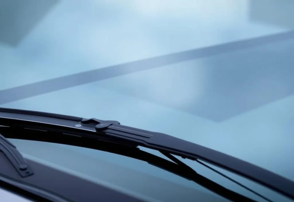 A pair of Valeo Weather-Tite windshield wipers on a car