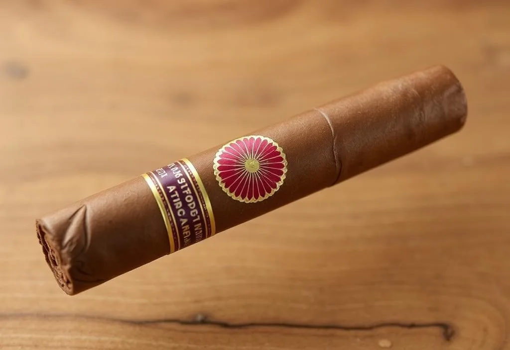 A beautifully crafted Ashton Virgin Sun Grown cigar with a delicate wrapper