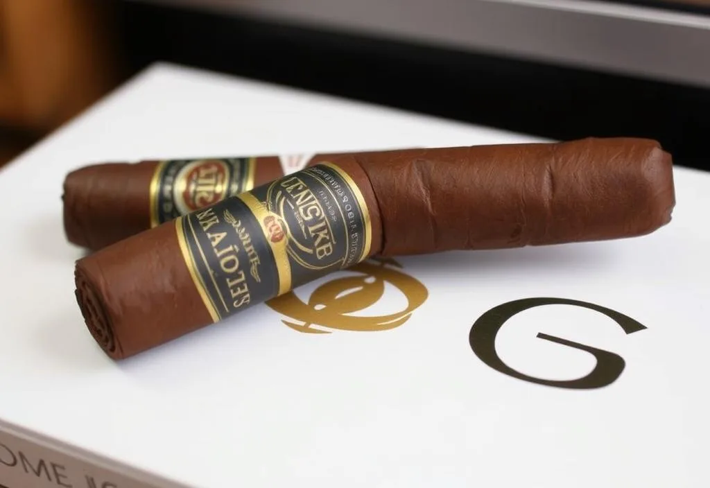 A beautifully crafted Oliva Serie G Maduro cigar with a rich, earthy wrapper